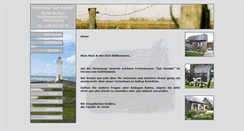 Desktop Screenshot of ferienhaus-dat-huuske.archigraphic.de